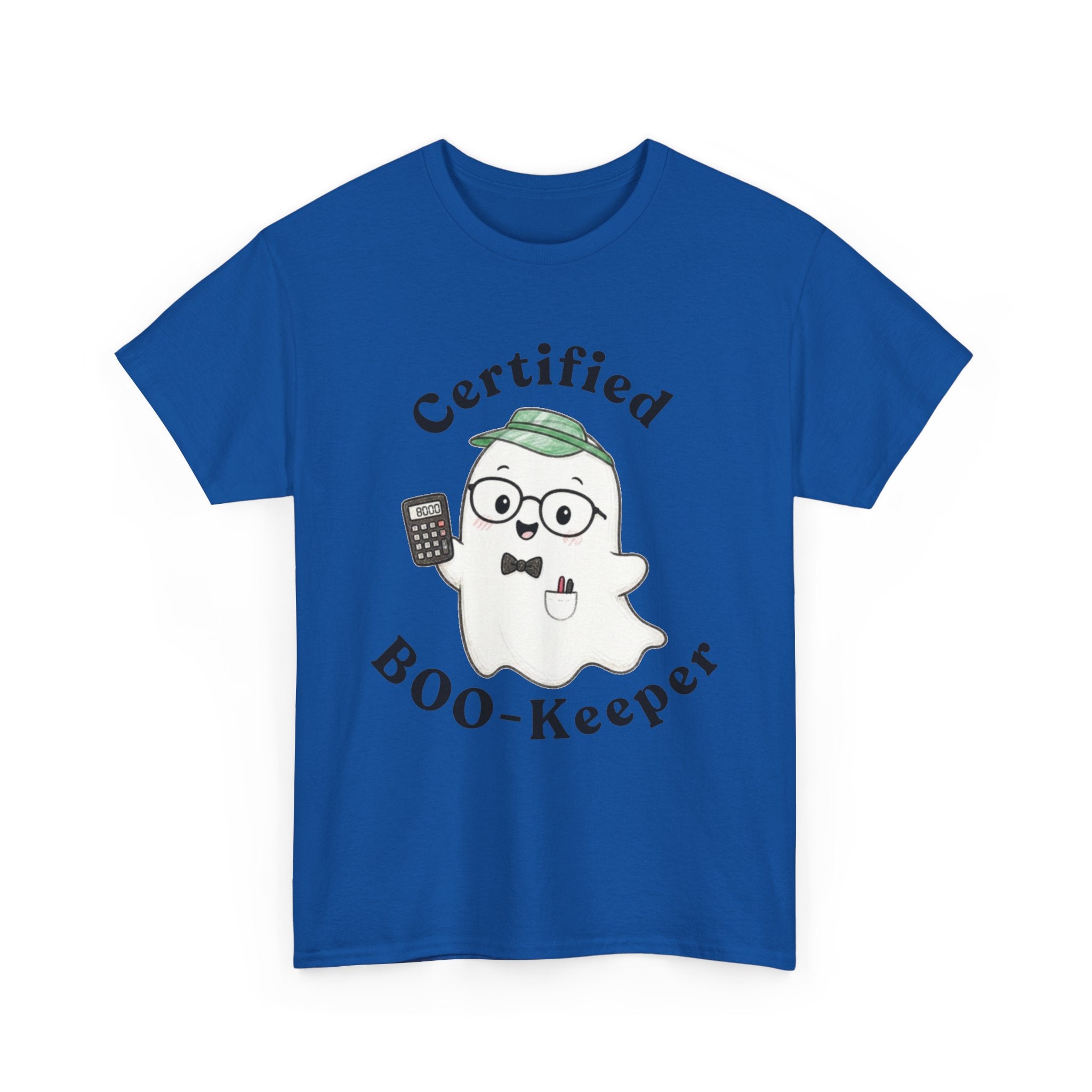 Certified BOO-Keeper T-Shirt — Cute Ghost Halloween Tee for Kids &amp; Adults
